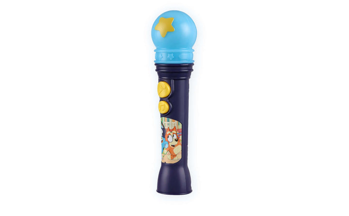 Bluey Karaoke Microphone Toy for Kids with Bluey graphics and kid-friendly controls