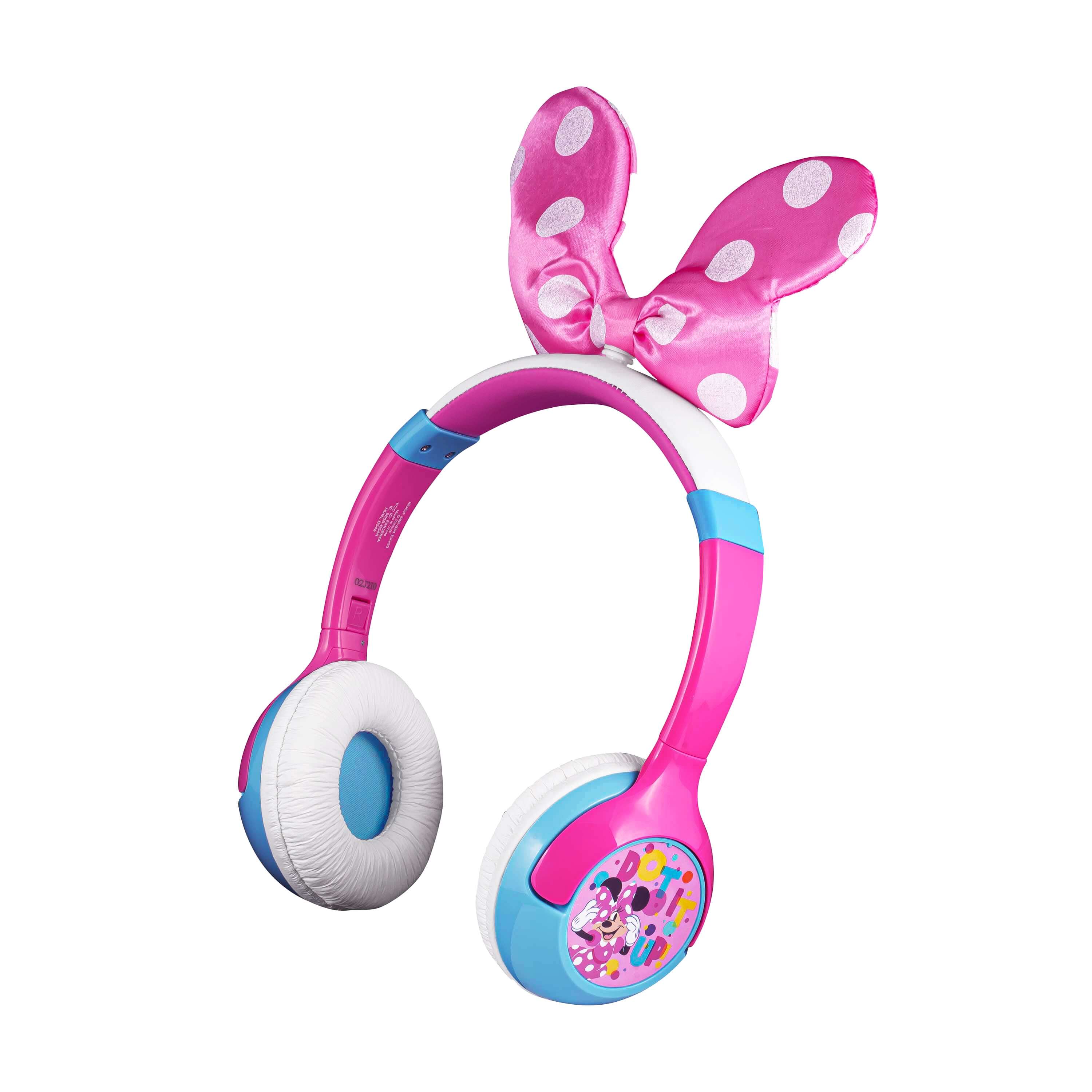 Minnie Mouse Wireless Headphones for Girls eKids