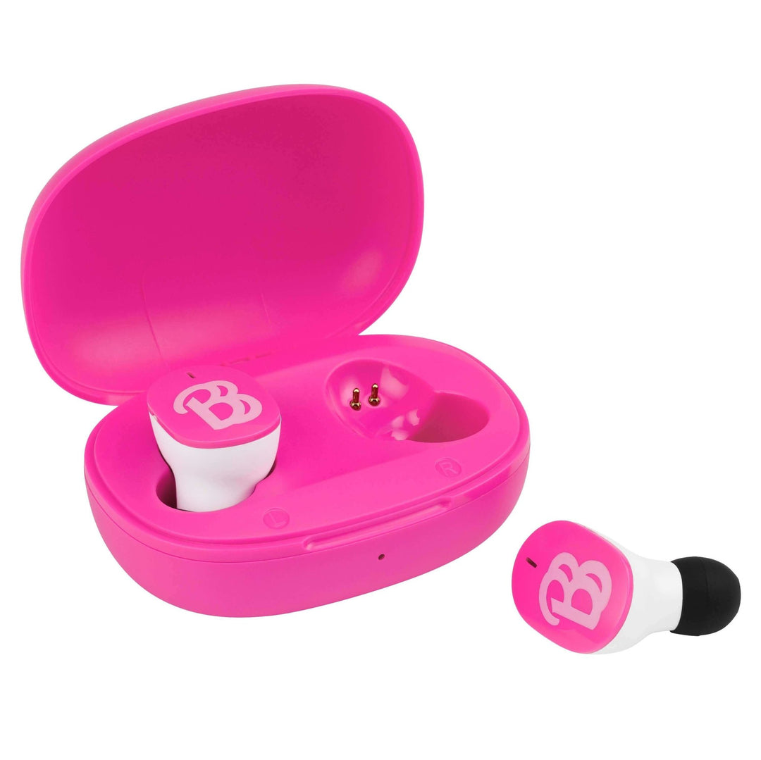 Barbie Bluetooth True Wireless Earbuds with Charging Case - eKids