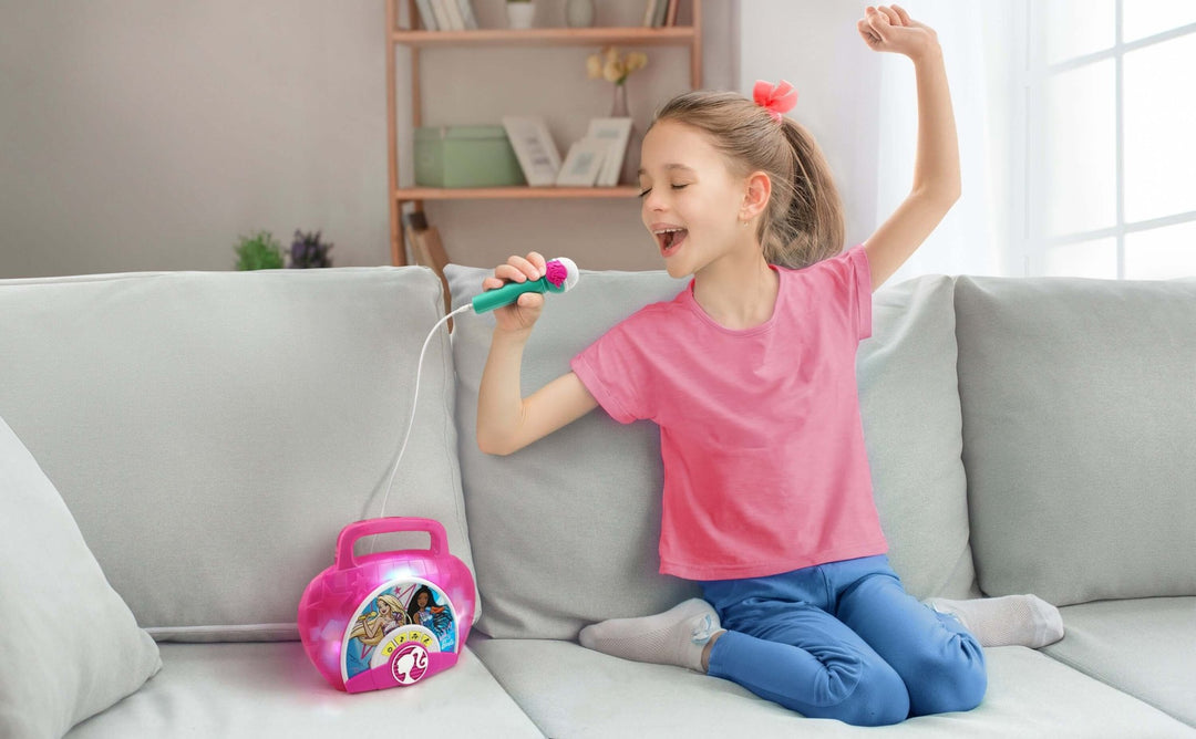 Barbie Karaoke Boombox Toy for Kids - eKids