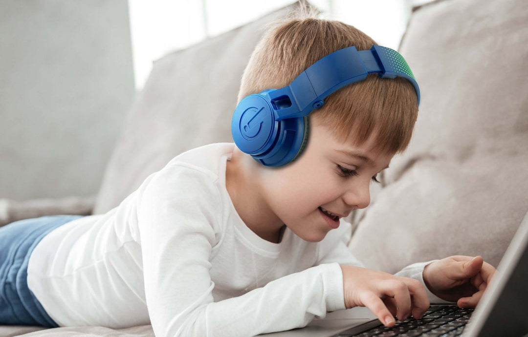 Bluetooth Headphones for Kids - Blue - eKids