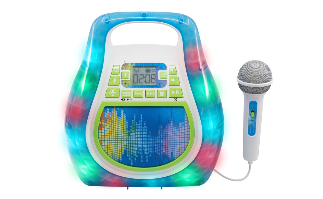 Bluetooth Karaoke Machine for Kids - Blue - eKids