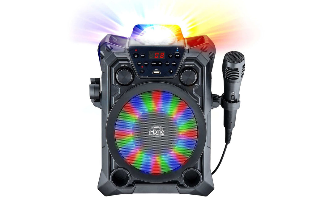 Bluetooth Karaoke Machine with Party Lights - eKids