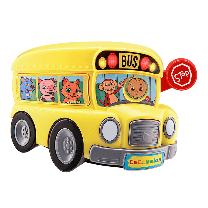 Cocomelon Musical Toy School Bus for Toddlers - eKids