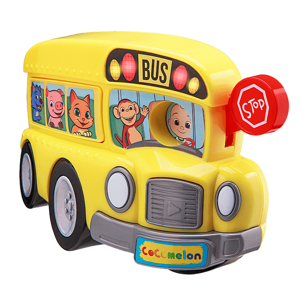 Cocomelon Musical Toy School Bus for Toddlers - eKids