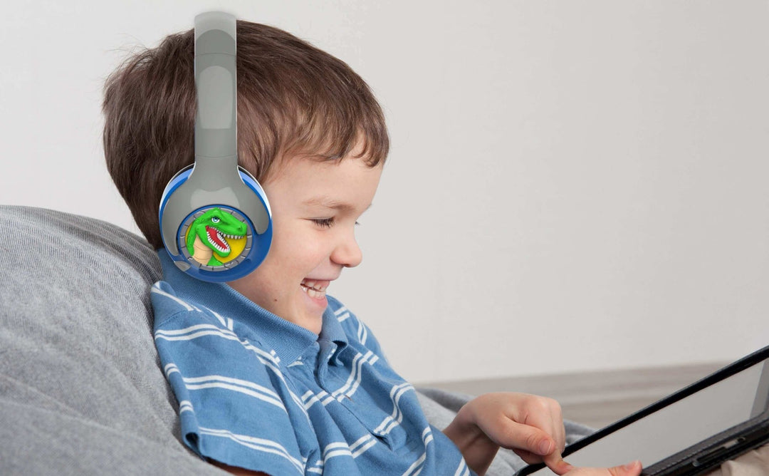 Dinosaur Bluetooth Headphones for Kids - eKids