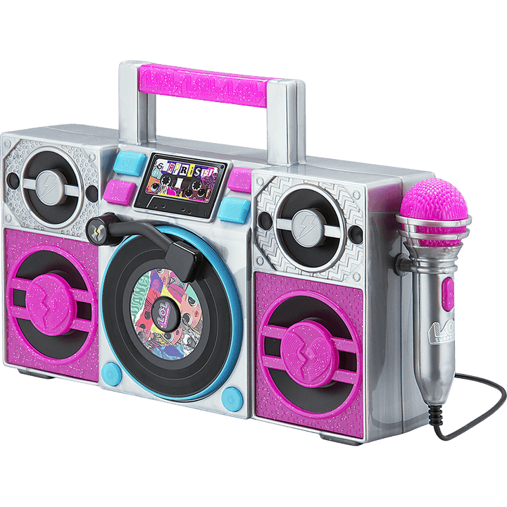 LOL Surprise Record and Sing Along Boombox Toy for Girls - eKids