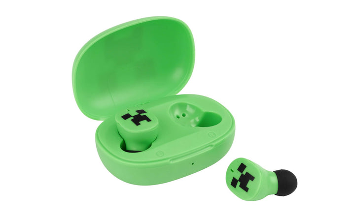 Minecraft Bluetooth True Wireless Earbuds with Charging Case - eKids