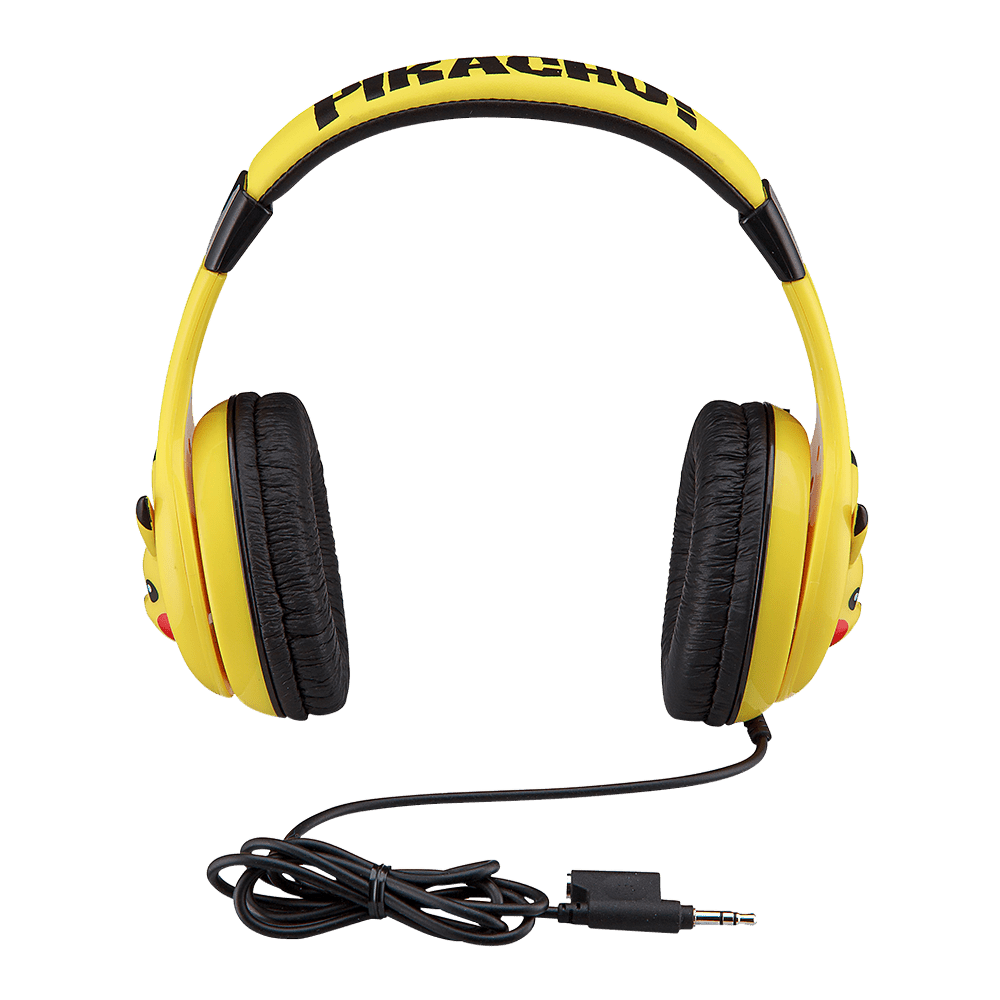 Pokemon Pikachu Wired Headphones for Kids - eKids