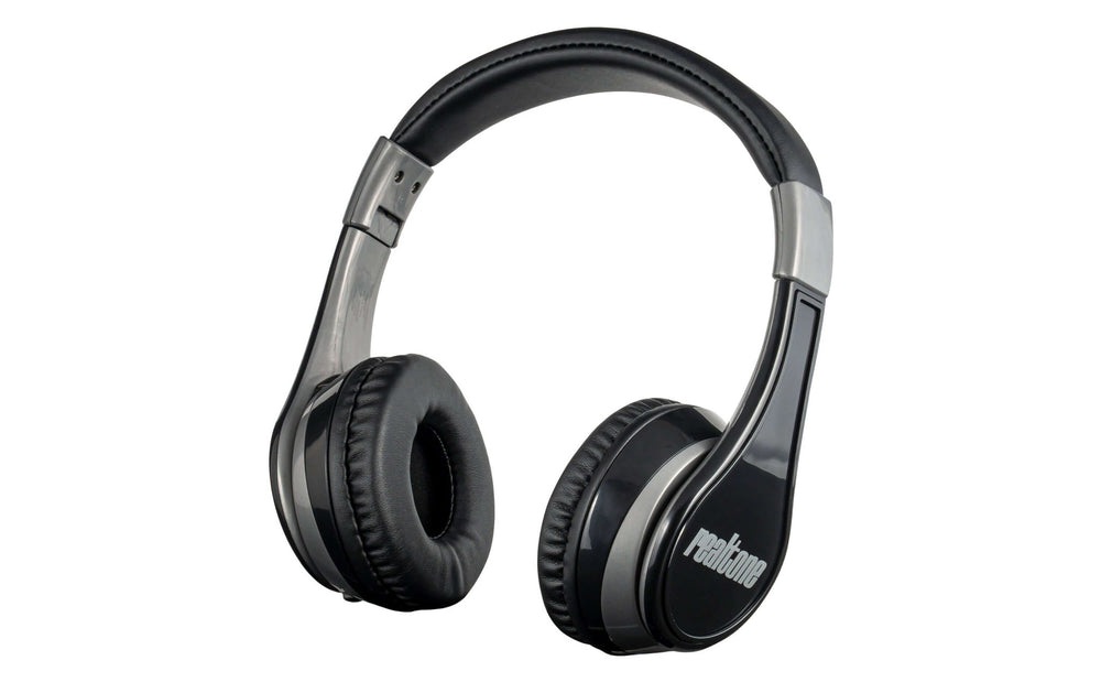 Realtone Bluetooth Headphones with Microphone - Black - eKids