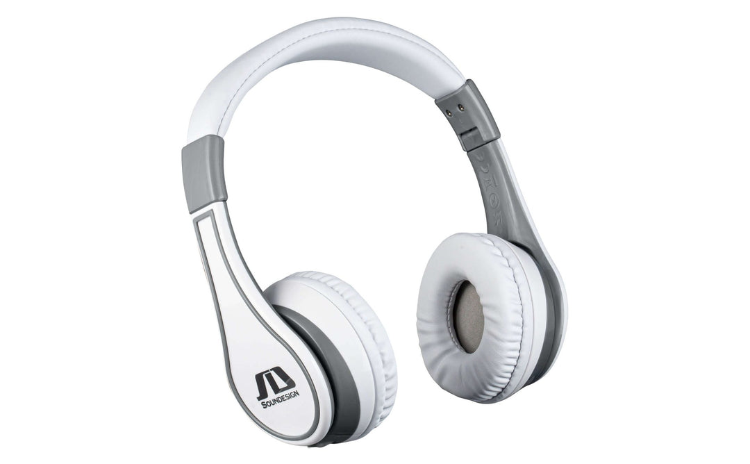 Soundesign Bluetooth Headphones with Microphone - White - eKids