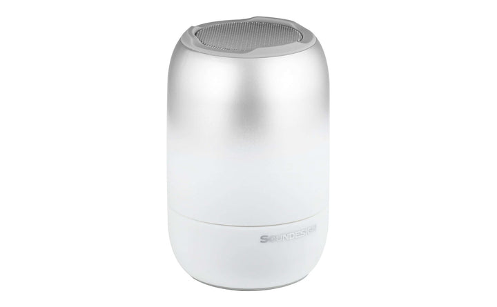 Soundesign Bluetooth Speaker, Splashproof Portable Speaker – White - eKids