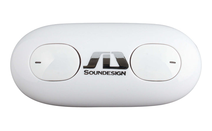 Soundesign Wireless Earbuds with Charging Case - White - eKids