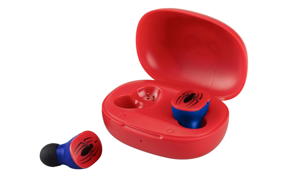 Spiderman Bluetooth True Wireless Earbuds with Charging Case - eKids