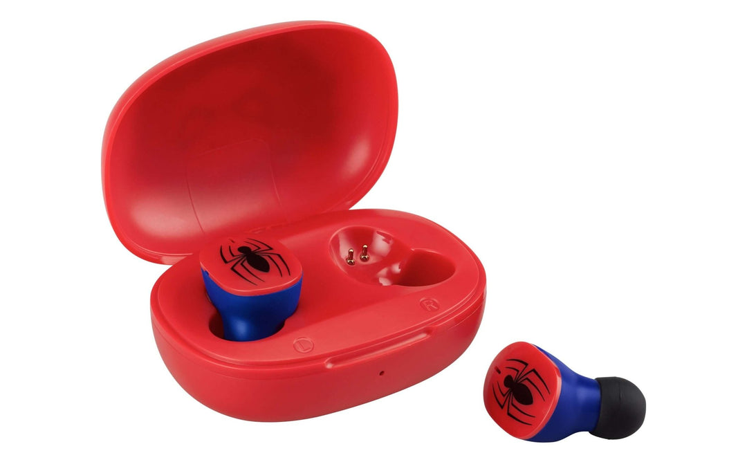 Spiderman Bluetooth True Wireless Earbuds with Charging Case - eKids