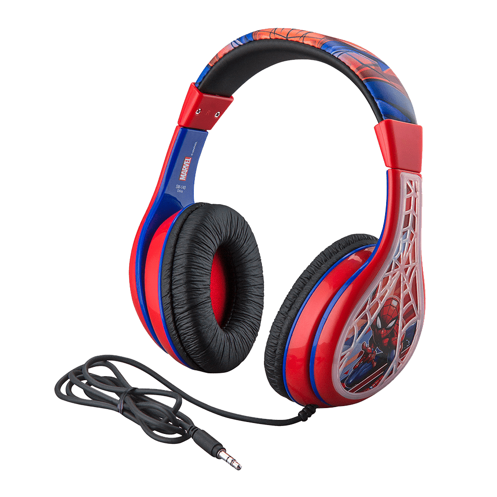 Spiderman Wired Headphones for Kids - eKids