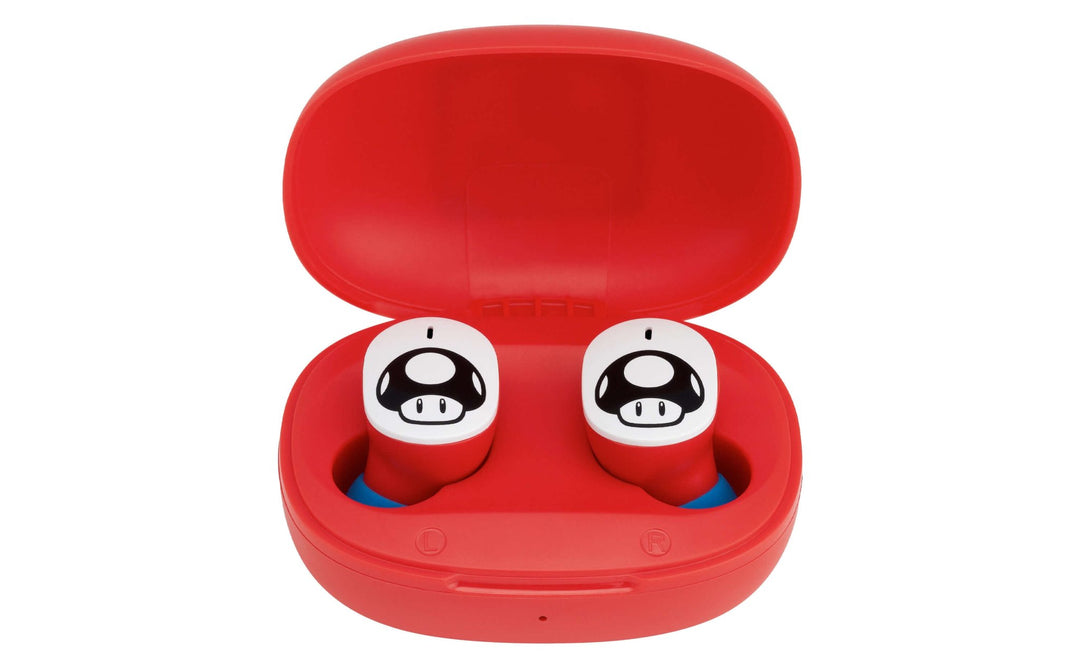 Super Mario Bluetooth True Wireless Earbuds with Charging Case - eKids