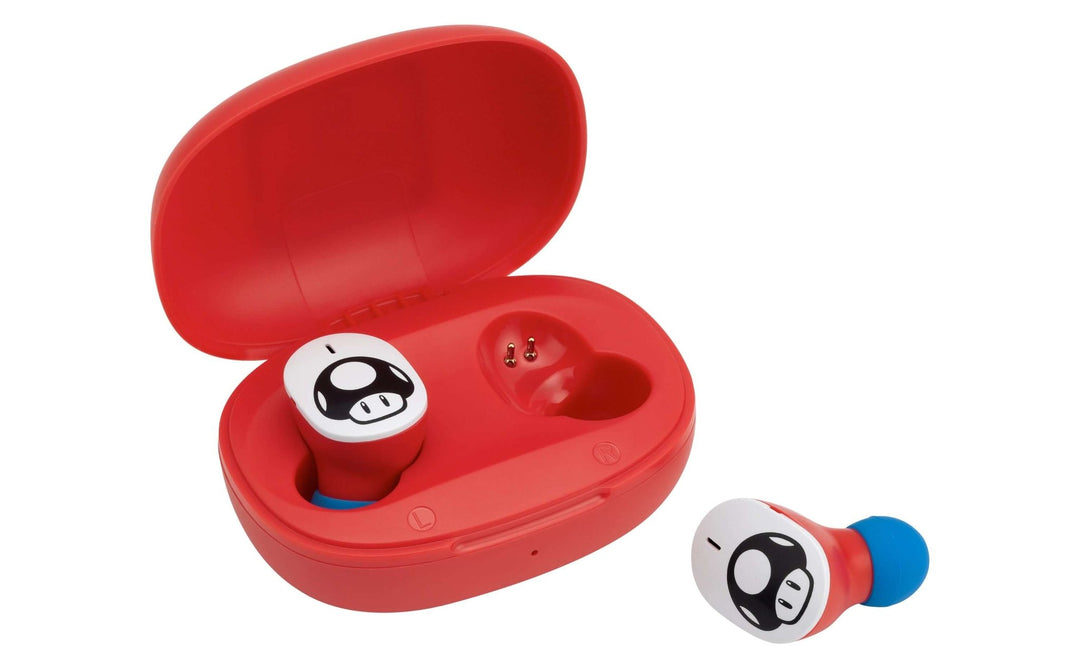 Super Mario Bluetooth True Wireless Earbuds with Charging Case - eKids