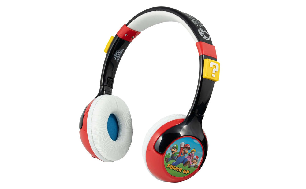 Super Mario Wireless Headphones for Kids - eKids