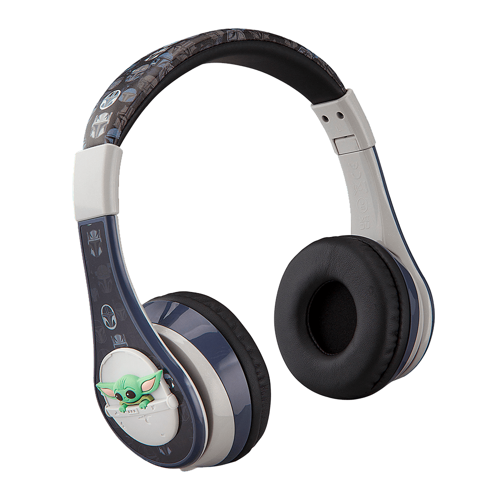 The Mandalorian Grogu Bluetooth Headphones for Kids - eKids