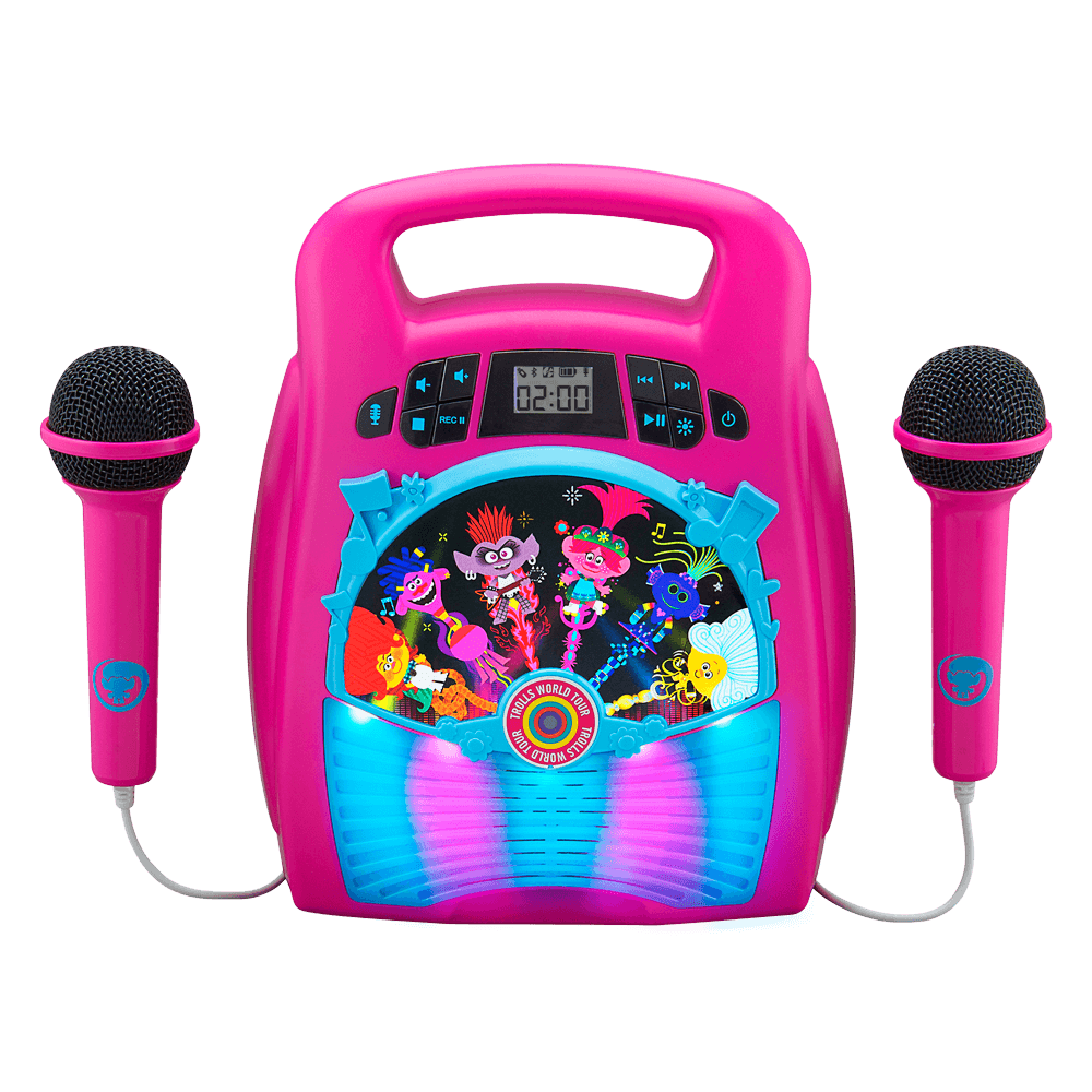 Trolls World Tour Bluetooth Karaoke Machine for Girls - eKids