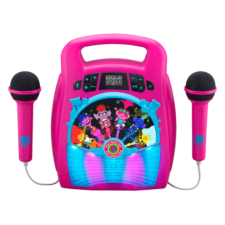 Trolls World Tour Bluetooth Karaoke Machine for Girls - eKids