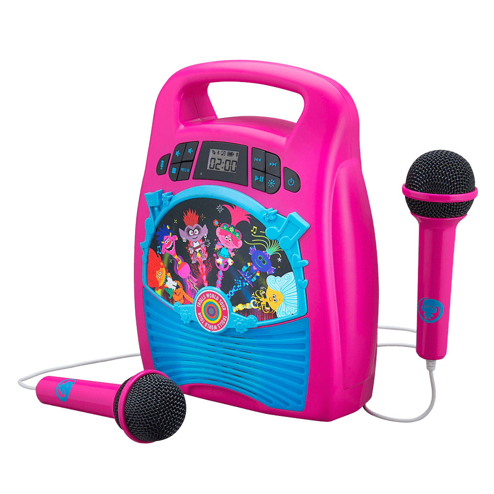 Trolls World Tour Bluetooth Karaoke Machine for Girls - eKids