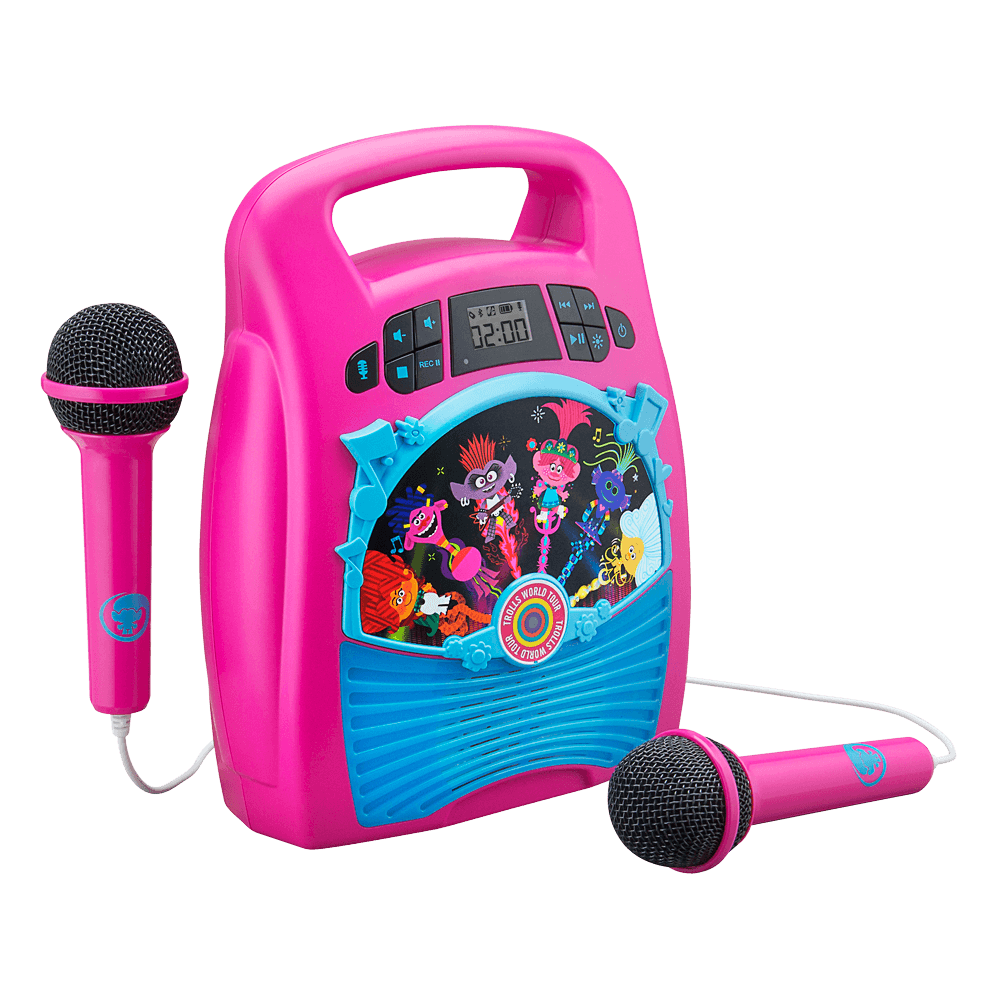 Trolls World Tour Bluetooth Karaoke Machine for Girls - eKids