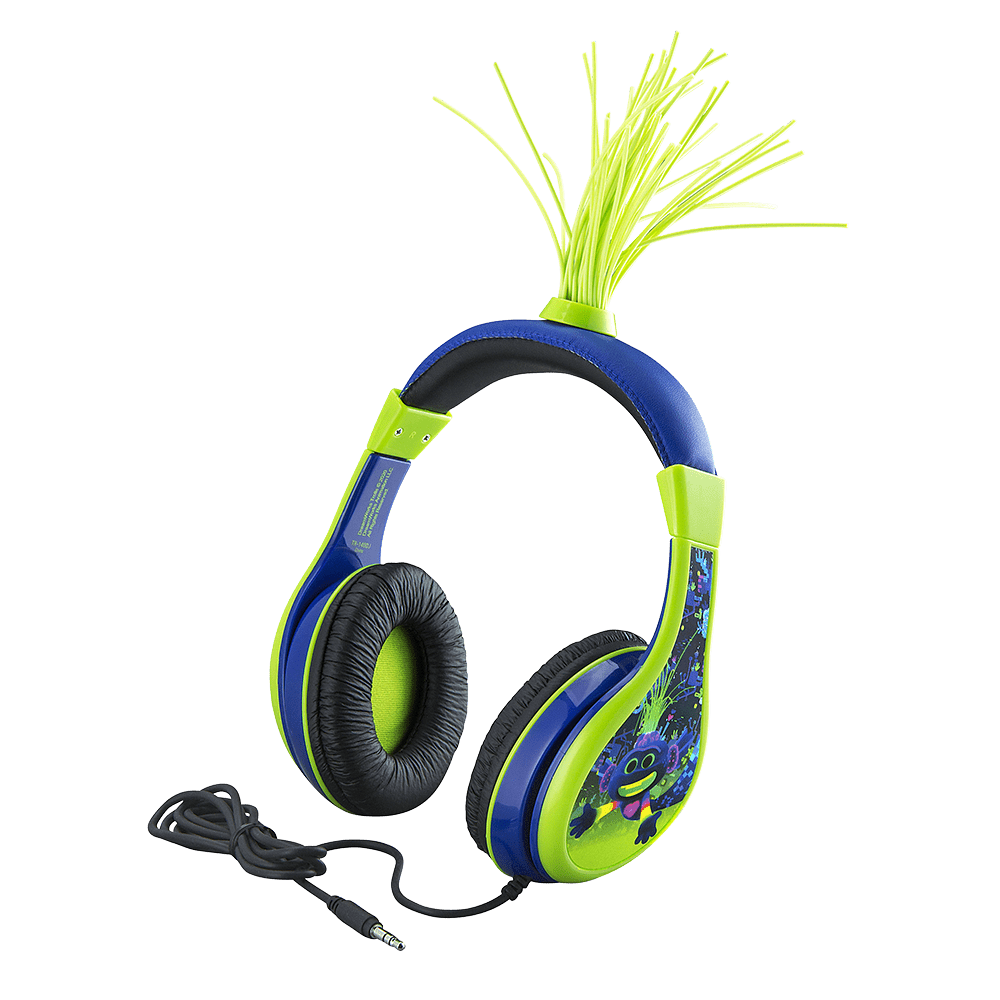 Trolls World Tour Wired Headphones for Kids - DJ Trollex - eKids