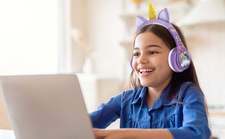 Unicorn Academy Bluetooth Headphones for Kids - eKids