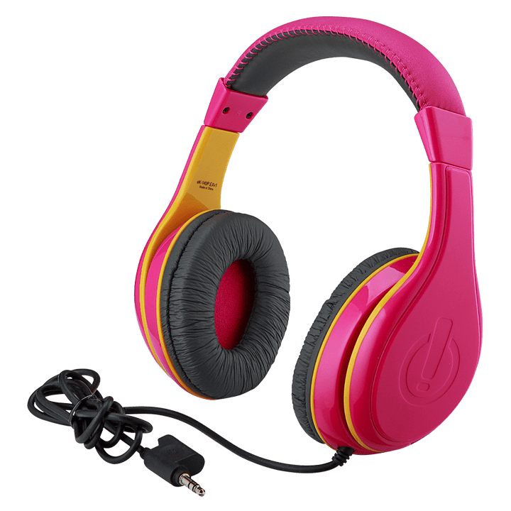 Wired Headphones for Kids Pink - eKids