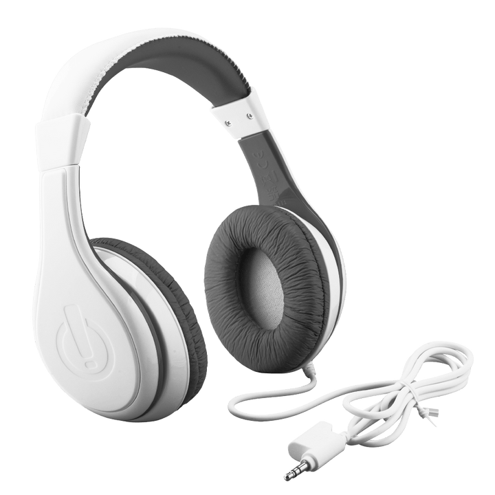 Wired Headphones for Kids White - eKids