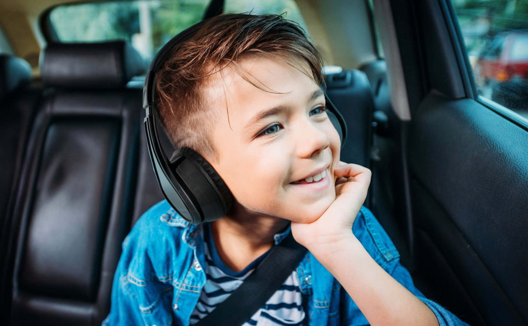 Wireless Headphones for Kids - Black - eKids